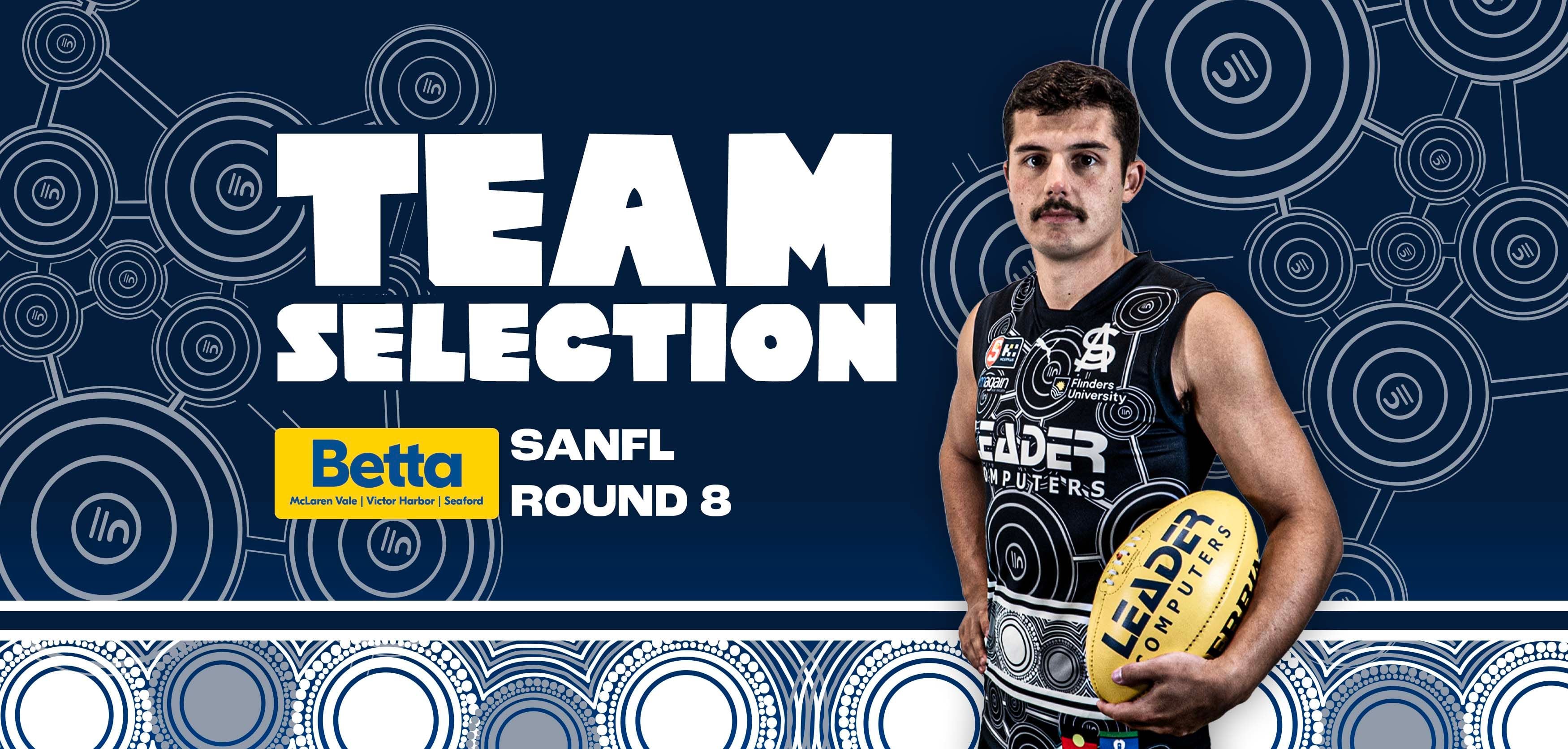 BETTA Team Selection: SANFL Round 8 v North Adelaide BETTA Team Selection: SANFL Round 8 v North Adelaide